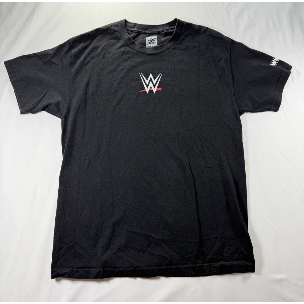 WWE 2011 Smackdown Graphic T-Shirt Black Large RAW NXT Main event vintage